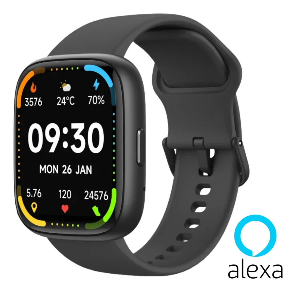 Smartwatch Peje Zw13 A Prova D´água AmeLED Pulseira Extra - Preto