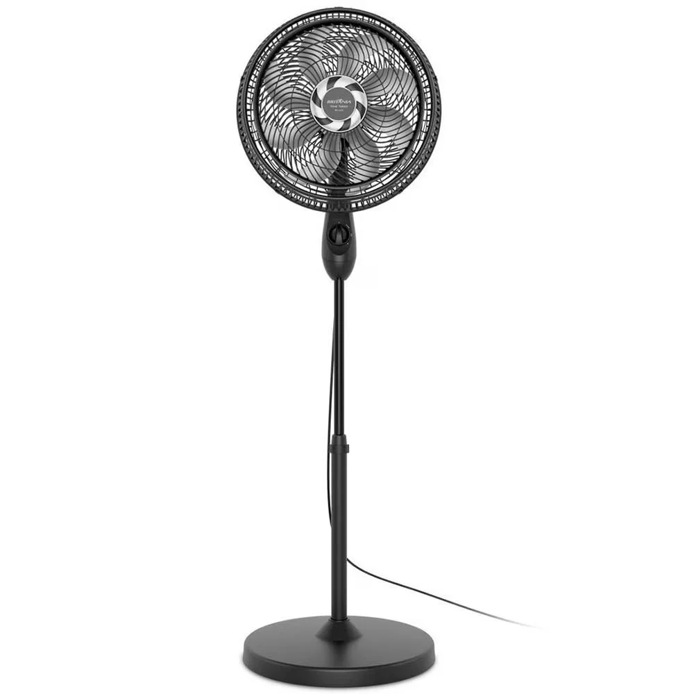 Ventilador De Coluna Britânia Maxx Force Bvc42a 170w 40cm 8 Pás 3 Velocidades Preto 127v