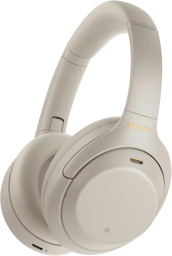 Fone De Ouvido Sony Wireless Isolamento De Ruidos E Microfone Headphone Bege Oem - Wf1000xm4/s