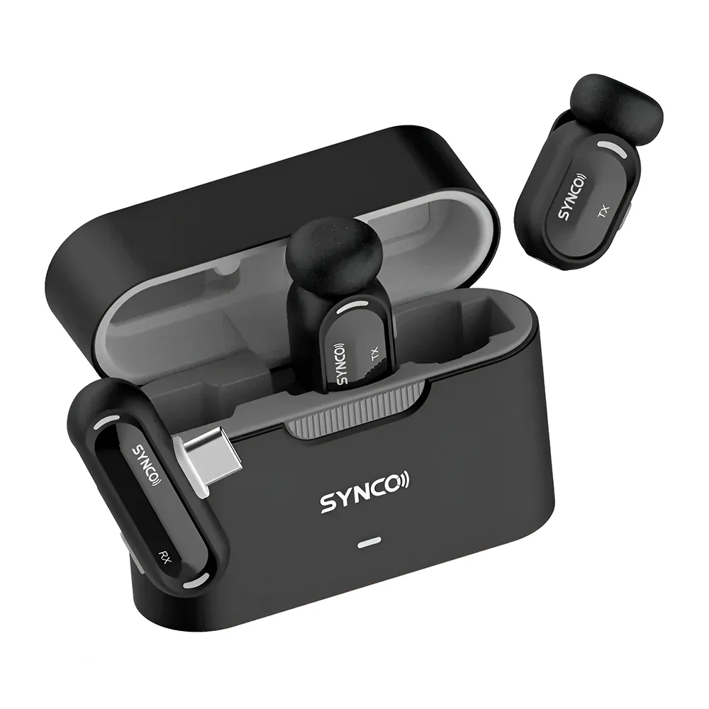 Microfone Sem Fio Synco Smic-c Usb-c Lapela Celular Vlog