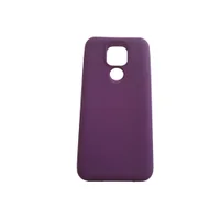 Capa Capinha Moto G9 G9 Play E7 Plus Silicone Resistente E Mole Flexível Cor:mole Roxo