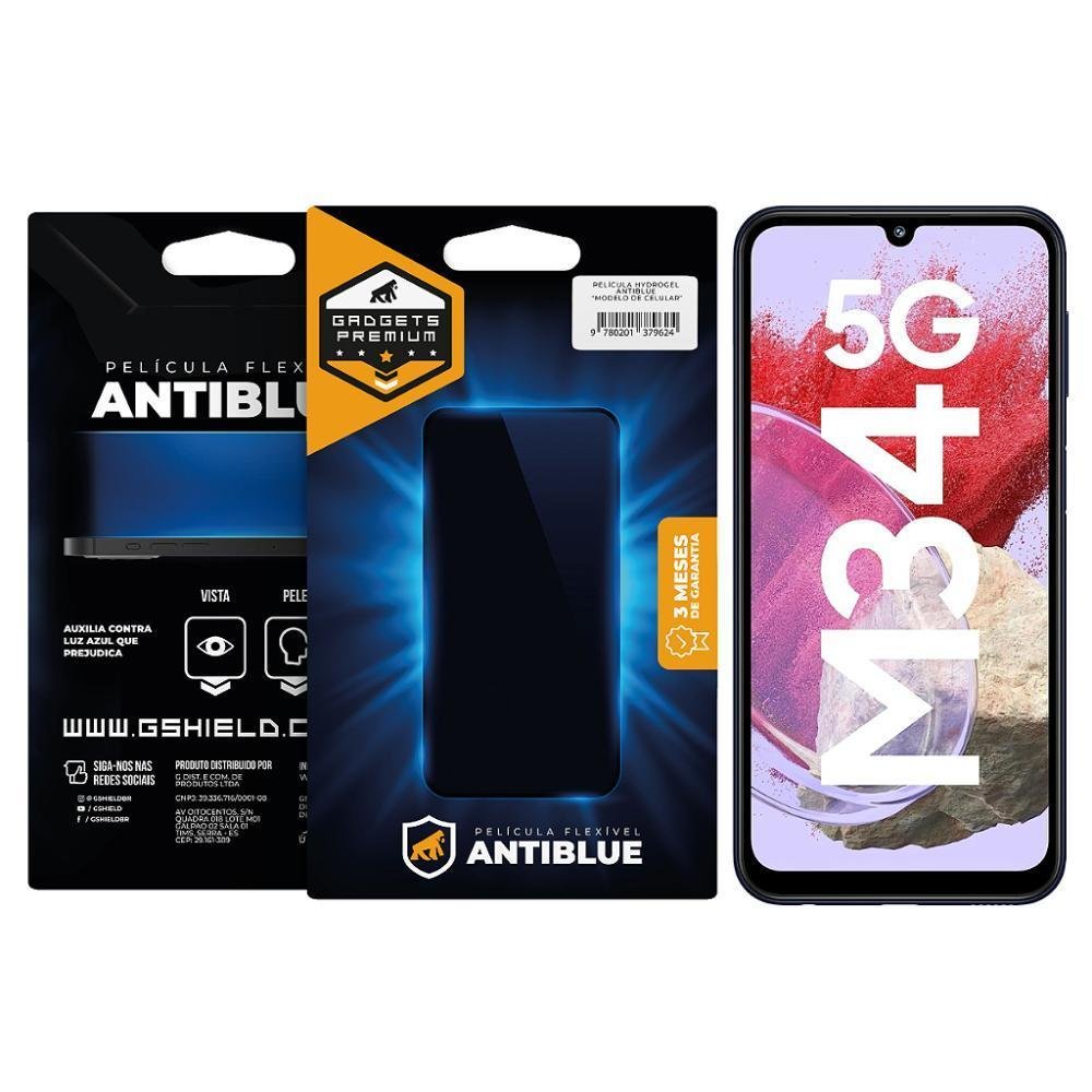 Película Para Samsung Galaxy M34 5g, Antiblue, Gshield