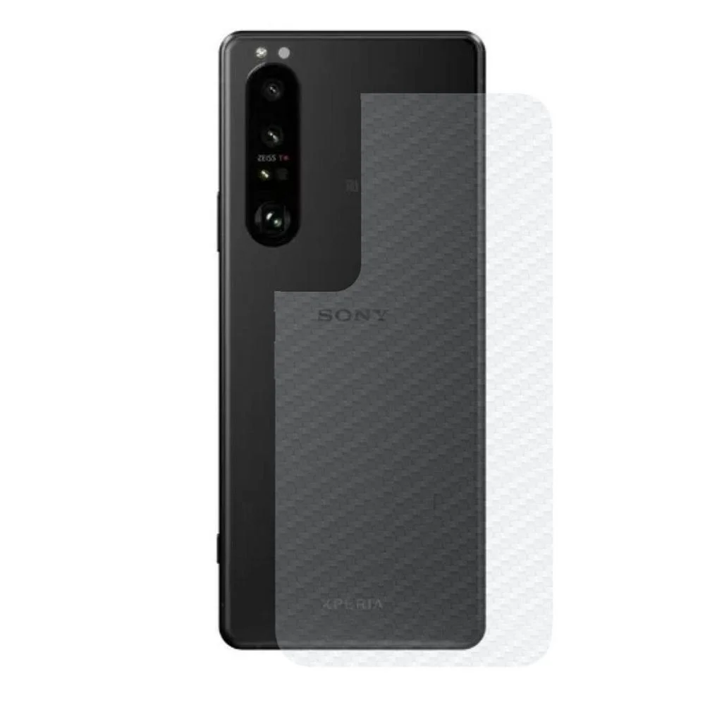 Película Para Sony Xperia 1 Iii - Traseira De Fibra De Carbono - Gshield.