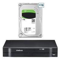 Kit Intelbras, Dvr Mhdx, 8 Canais, Full HD + HD 1TB