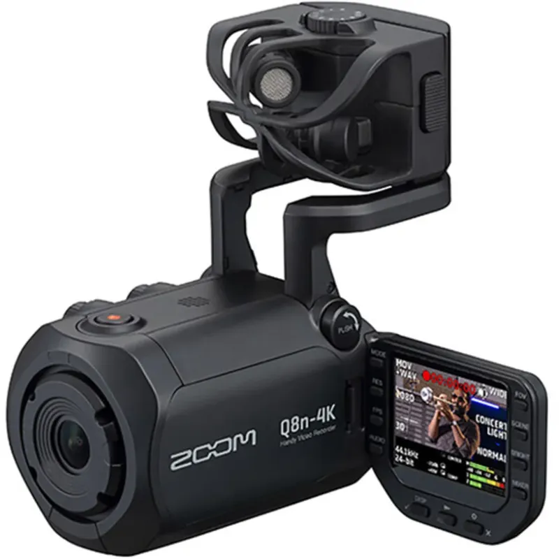 Gravador Zoom Q8n-4k Digital De Áudio E Vídeo