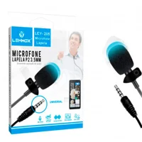 Microfone Lapela Celular Smartphone Estéreo Lehmox Ley-205