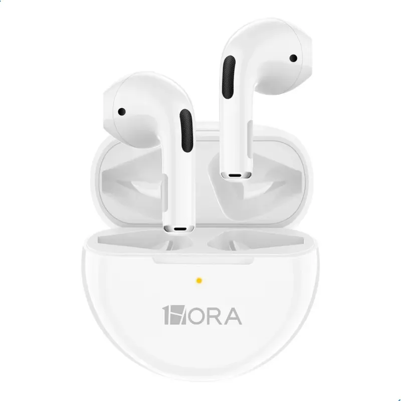 Fone De Ouvido Sem Fio Bluetooth Tws A8s Com Display 1hora Cor:branco