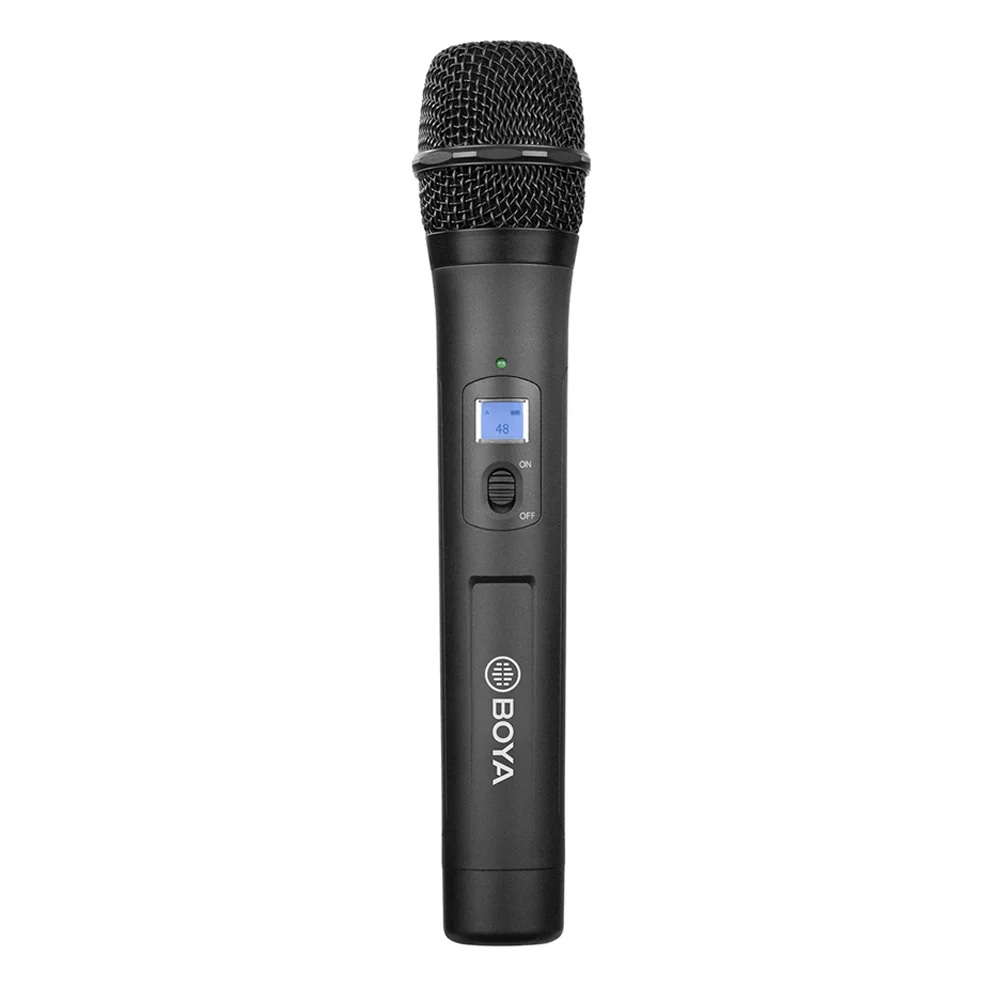 Microfone De Mão Sem Fio Boya By-whm8 Pro Com Transmissor Wireless