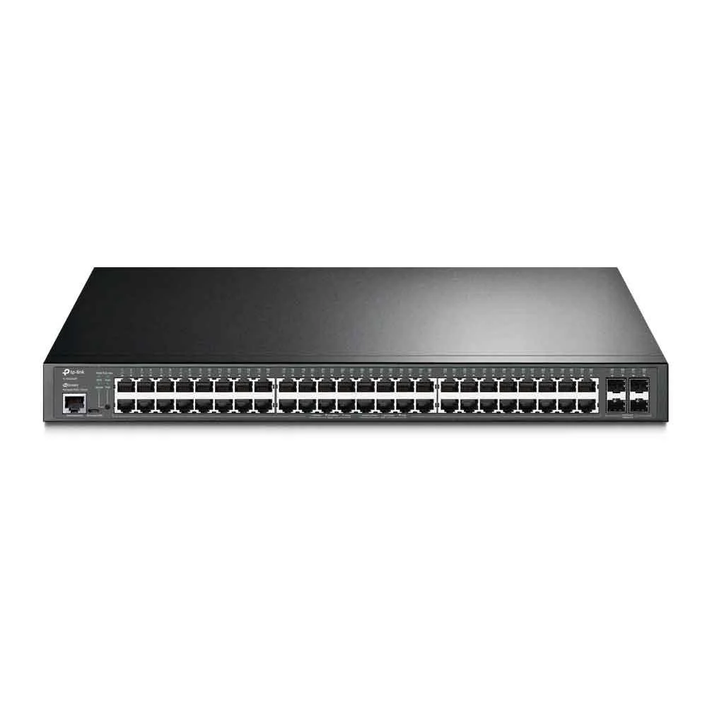 Switch Gerenciável De 52p Gigabit Jetstream L2+ 48p Poe+ E 4 Slots Sfp Tp-link Tl-sg3452p