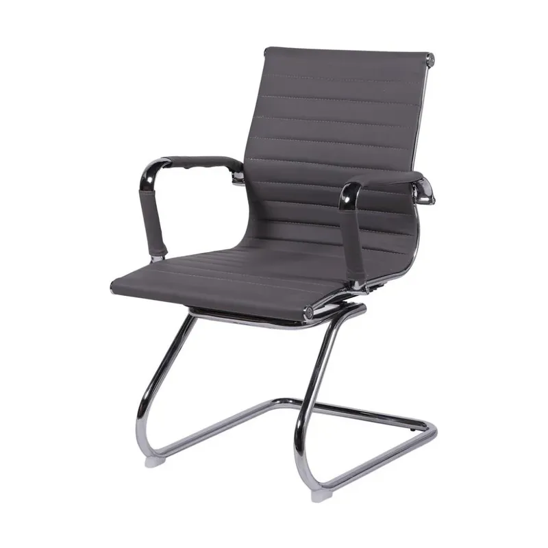 Cadeira Base Fixa Eames, Cinza