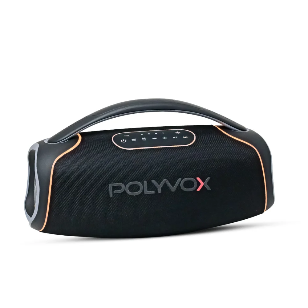 Caixa De Som Boombox Polyvox Xb-3 – 200w Rms 25h De Bateria