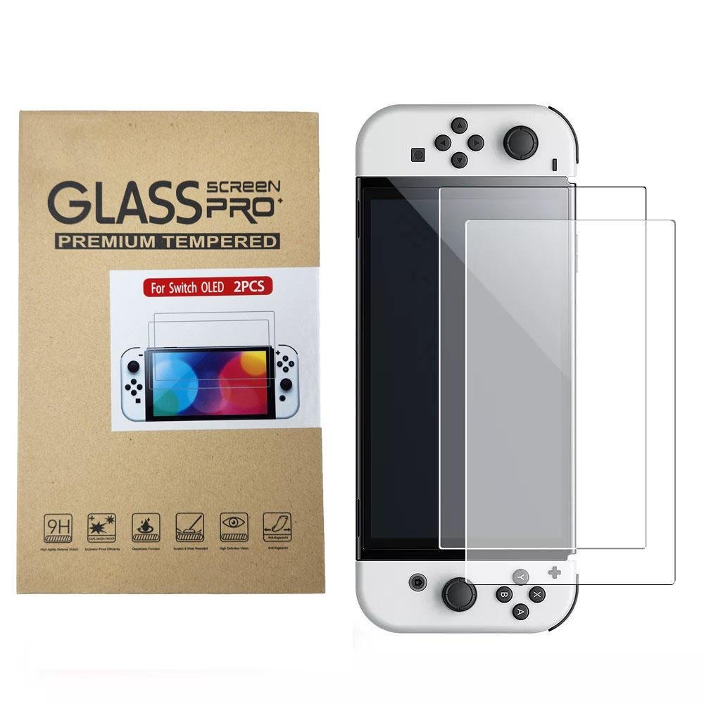 Protetor De Tela Switch OLED, Película De Tela Hd Transparente Temperado Anti-arranhão Compatível Nintendo Switch OLED