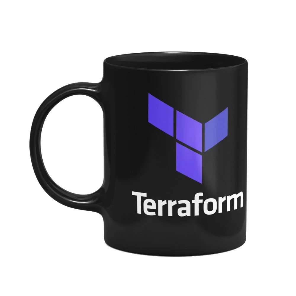 Caneca Dev Programador Terraform Preta