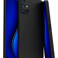 Capa Silicone Aveludada Preta Para Samsung Galaxy A51