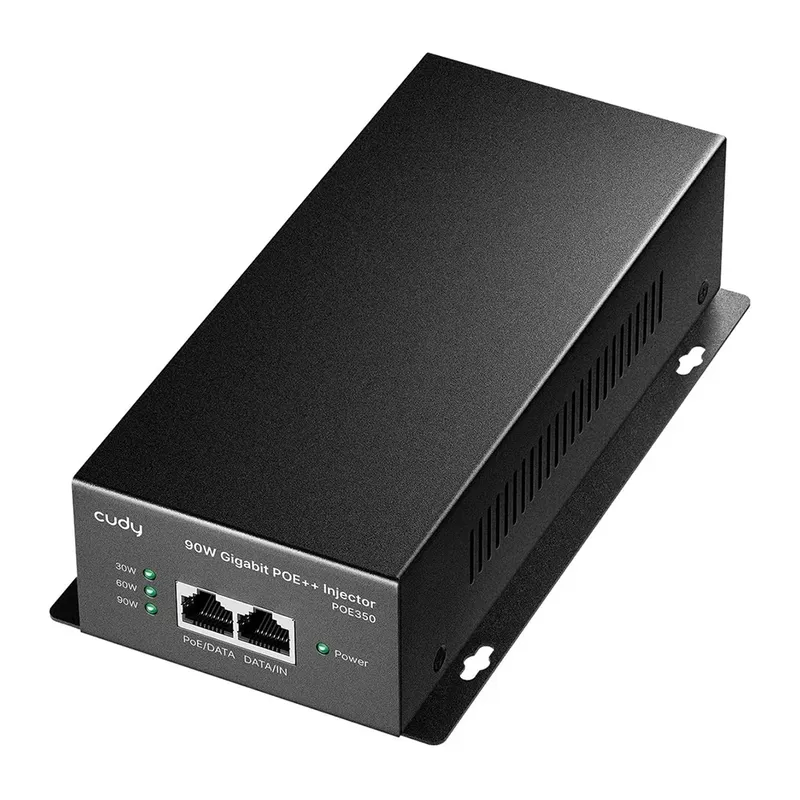 Adaptador Injetor Cudy Poe++90w Gigabit Poe400 802.3bt Metal