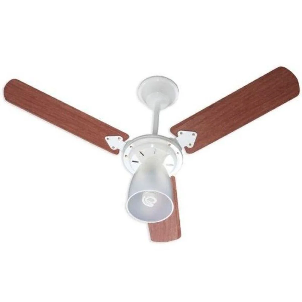 Ventilador Marbela Branco 220v 3 Pás Verniz