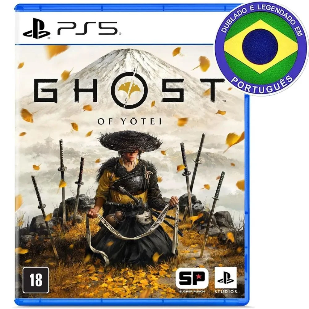Ghost Of Yotei Mídia Física Lacrado Dublado Em Português - Sony