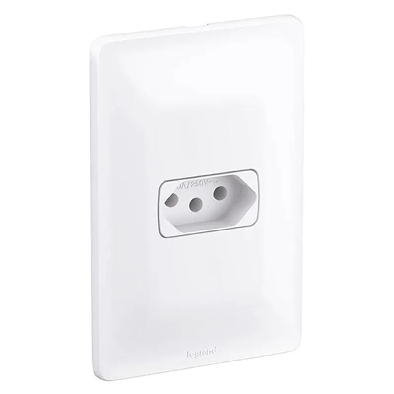 Tomada Legrand Pial Zeffia, 2p+t, 20a, Branco - 680120