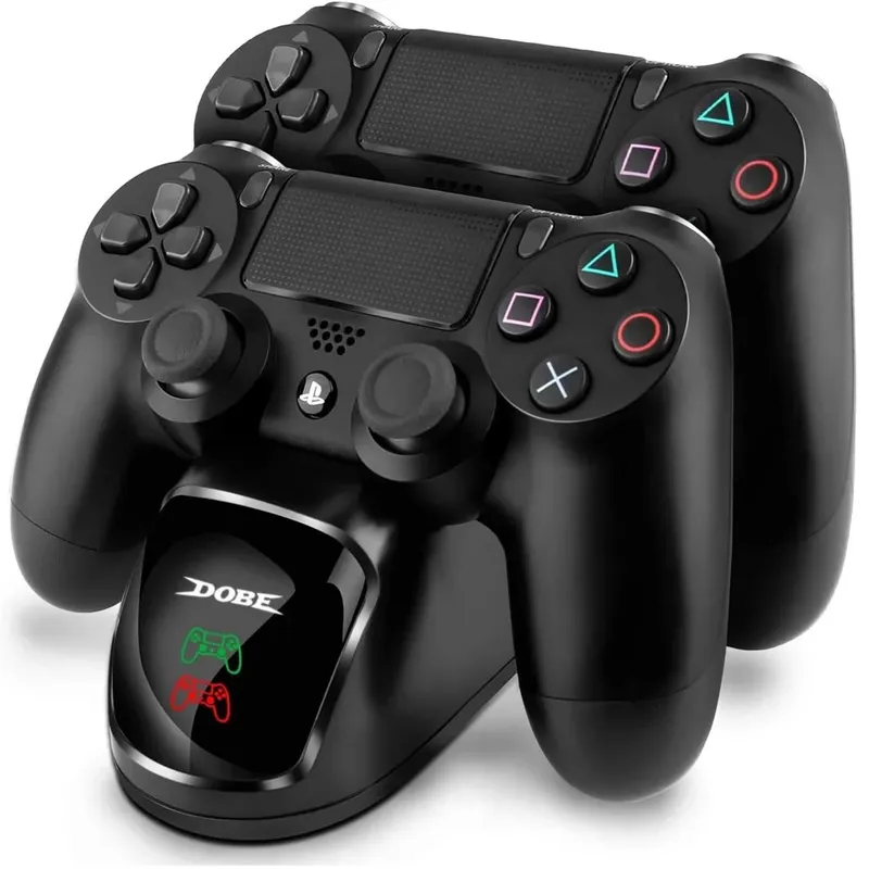 Base Dock Carregador Duplo 2 Controles Ps4 / Slim / Pro