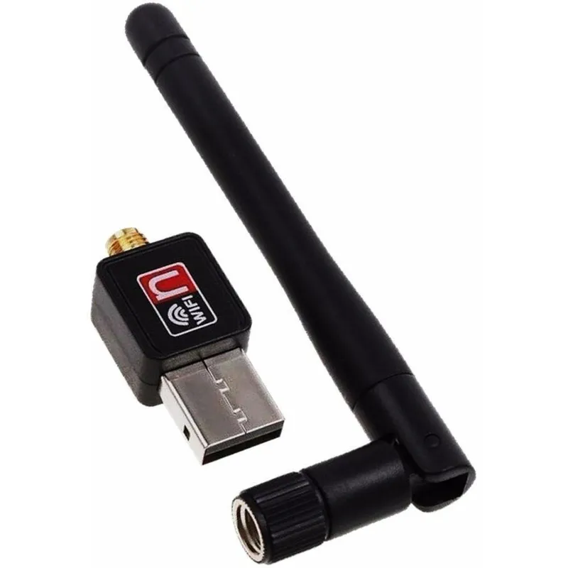 Adaptador Wireless USB Exbom 600MBPS, Com Antena, Wi-fi