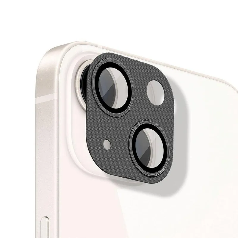 Protetor De Lente Gshield De Câmera De Alumínio Para Iphone 14 Plus, Preta