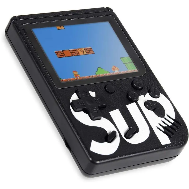 Mini Super Vídeo Game Portátil, 400 Jogos, Cabo Av