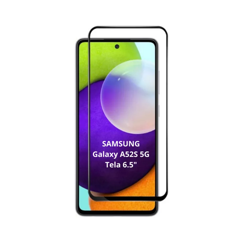 Película De Vidro 9d P/ Tela 6.4" Compatível A22 4g Samsung