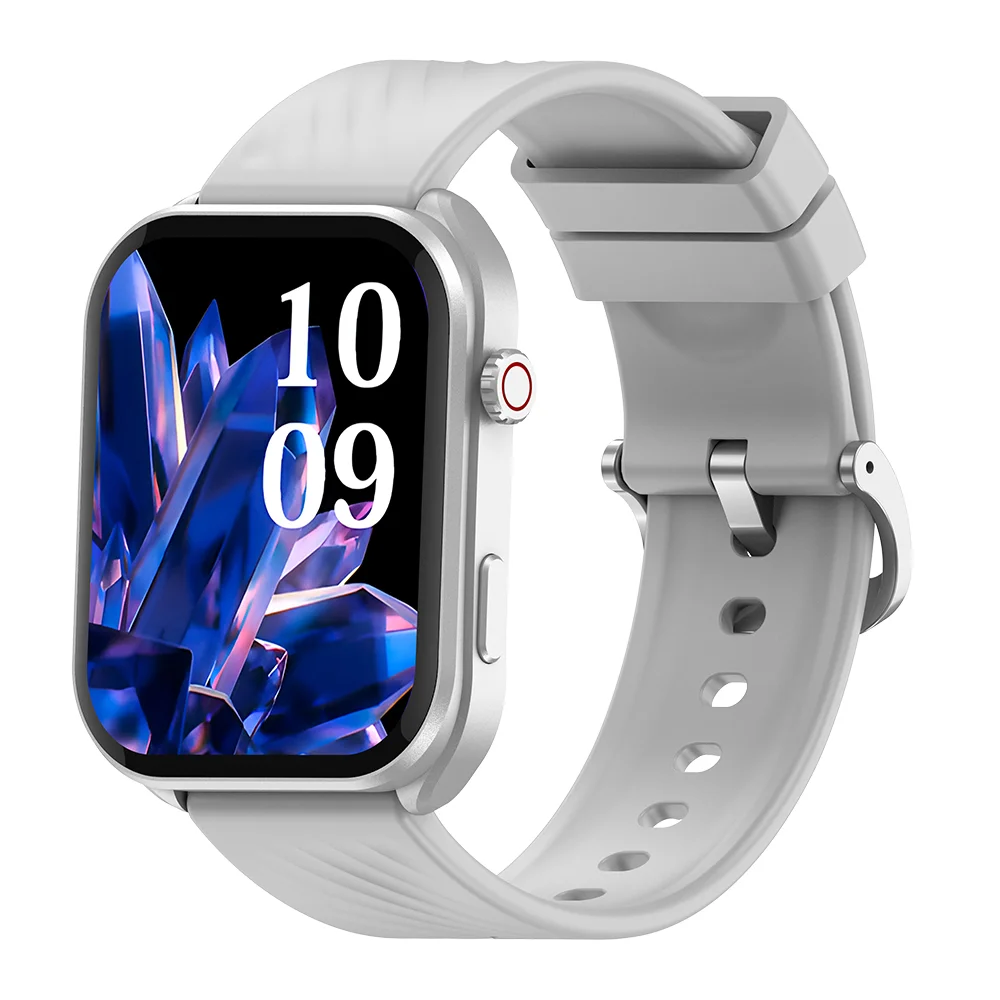 Relógio Smartwatch Vibe Zwear Bt 5.3 Tela 1.91 Pol Prata