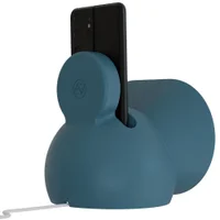 Carregador Por Indução Com Amplificador De Som Monsoni Elements Azul