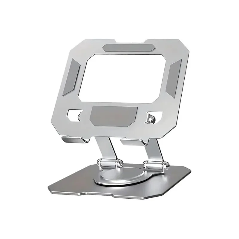 Suporte De Mesa Giratório 360° De Alumínio Pra Tablet E Ipad