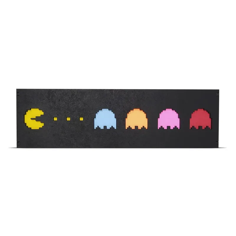 Luminária Geek Do Pacman Jogos Retrô Com LED Para Setup Gamer