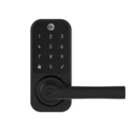 Fechadura Digital Ydl 120 Preta Com Maçaneta, Senha E Chave Yale