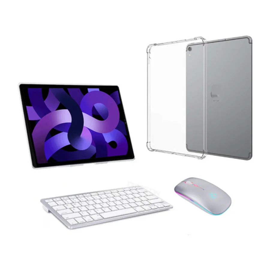 Capa Tpu + Teclado E Mouse Bluetooth Para Tablet Air 4 10.9