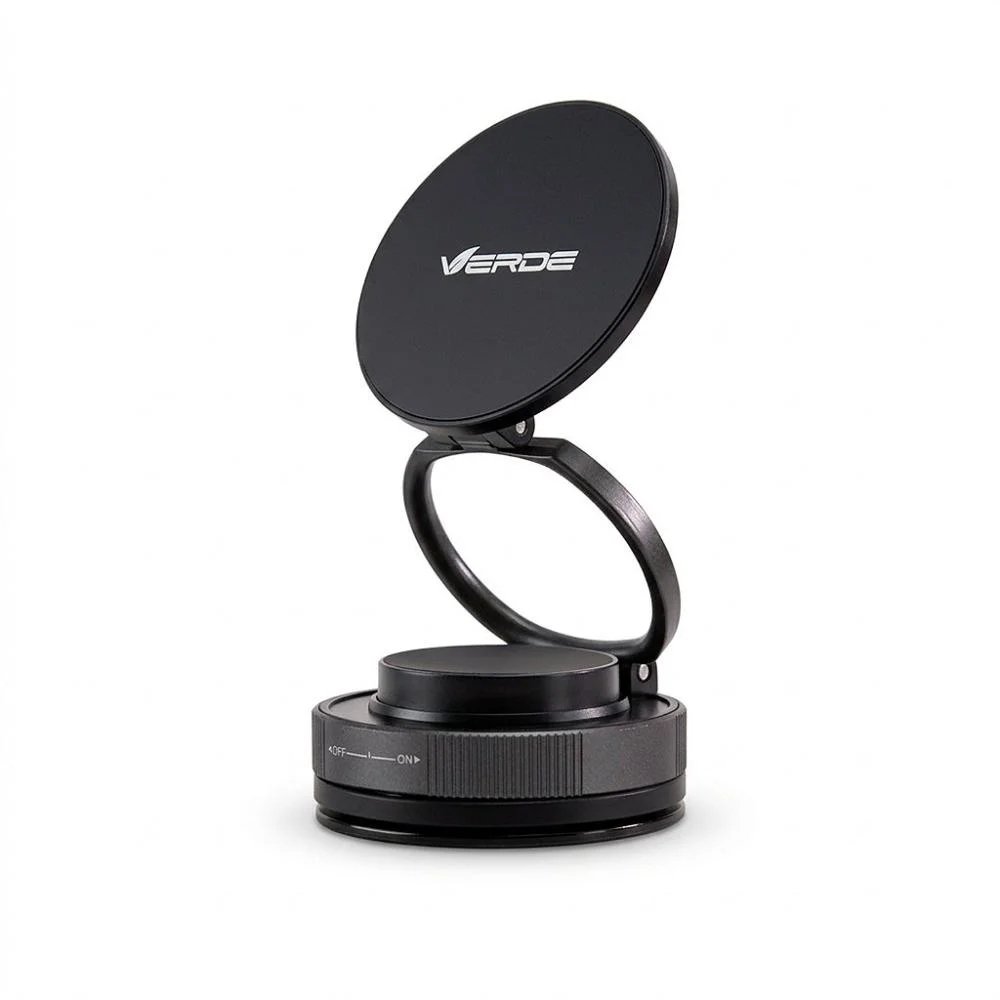 Suporte Magnético A Vácuo Para Celular - Fixação Ultra Forte E Ajuste 360° - Verde