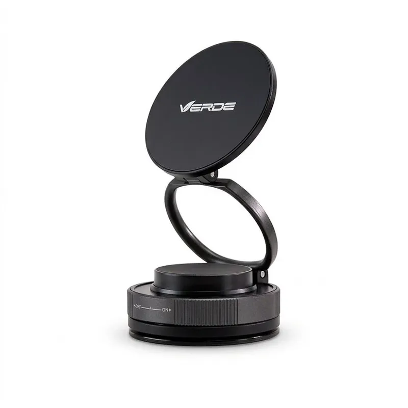 Suporte Magnético A Vácuo Para Celular - Fixação Ultra Forte E Ajuste 360° - Verde