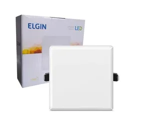 Iluminacao Elgin Luminaria 18w Embutir Quadrado 6500k
