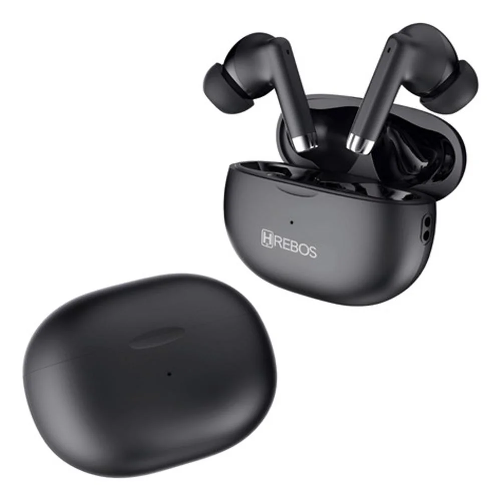 Fone Premium Hrebos X1 Bluetooth Tws - Preto Eb-215 Preto