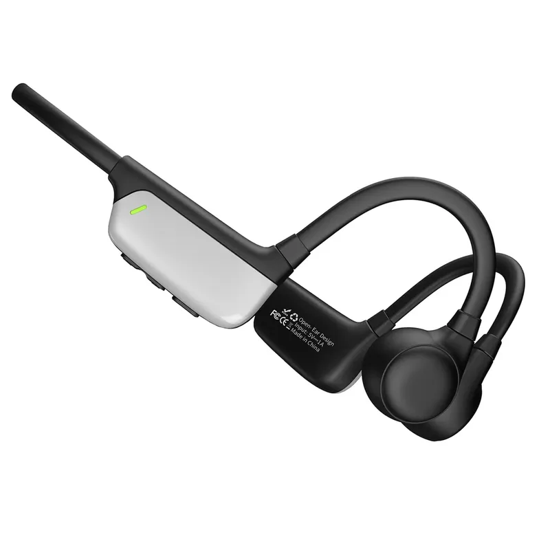 Fone De Ouvido Condução Óssea Bluetooth Sem Fio Para Corrida E Treino