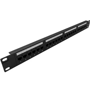 Patch Panel 24 Portas CAT6 UTP, Certifica Fluke RJ45