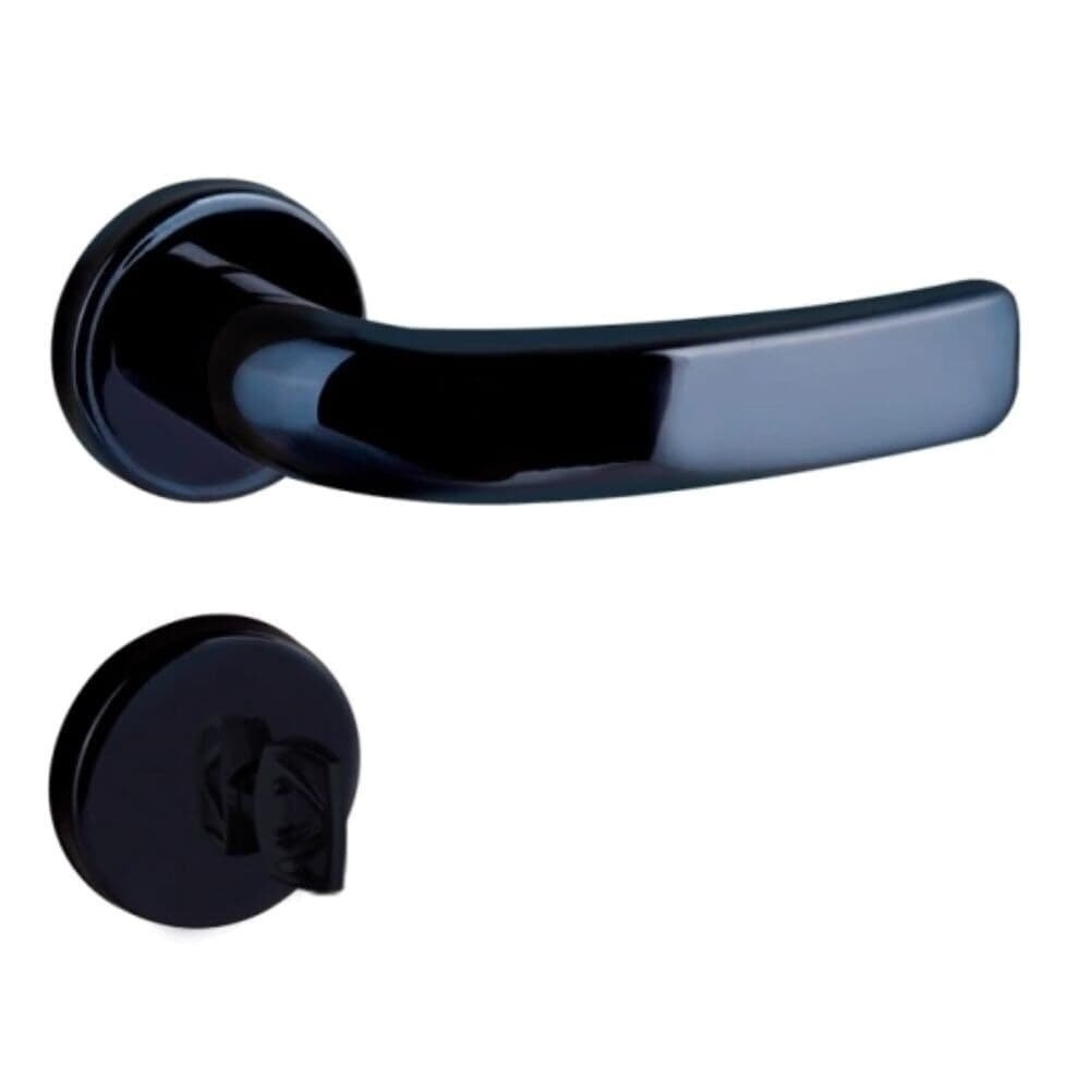 Fechadura Galaxy Banheiro 4183 Cromado Roseta 40mm Aliança