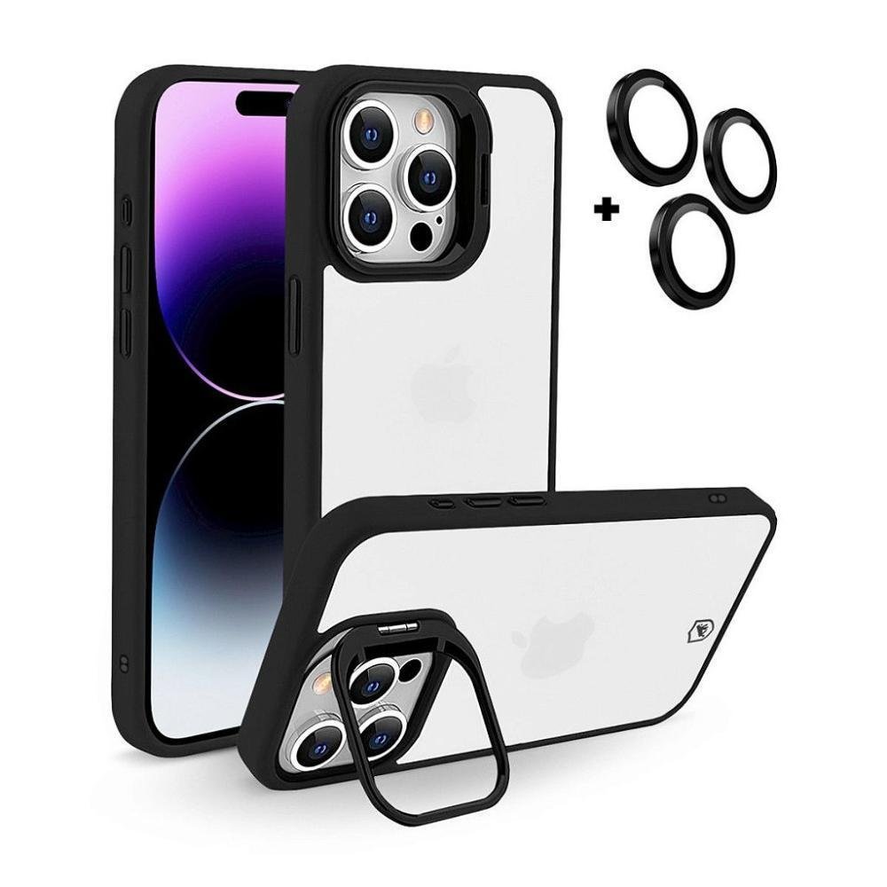 Capa Para Iphone 13 Pro Max - Gravity Preta - Gshield