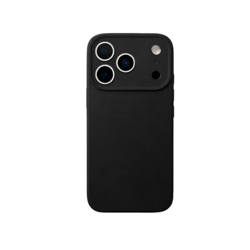Capa Iphone 17 Pro Max Silicone Com Proteção De Câmera Iplace, Preto