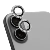Protetor De Lente Para Iphone 16 - One Armor - Frame Para Câmera - Prata - Gshield