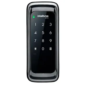 Fechadura Digital Intelbras Fr101, Tensão de alimentação 6 V, Tensão de alimentação de emergência: 9 V, Teclado Touch Screen, 4 Senhas