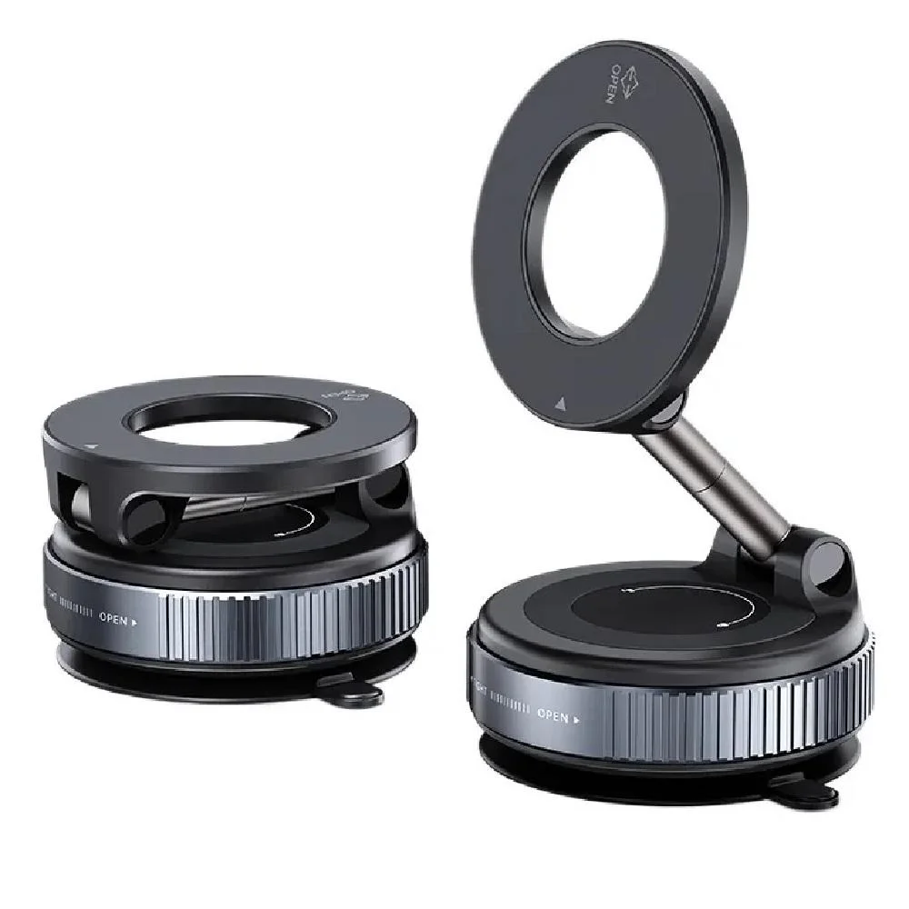 Suporte Magnético Dobrável Rotativo Para Celular Com Ventosa 360°