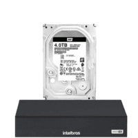 Dvr Intelbras 8 Canais Mhdx 3008-c Com Hd De 4TB Instalado