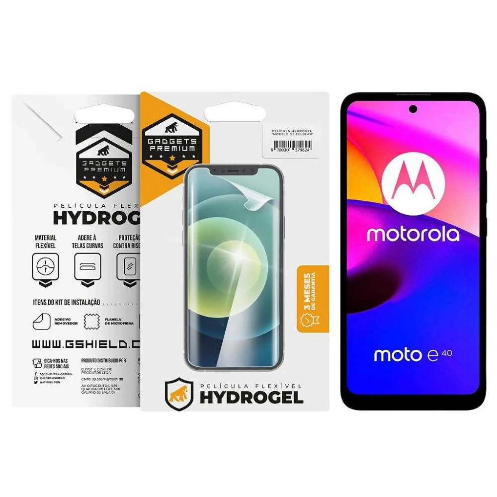 Película Para Motorola Moto E30 / E40,Hydrogel Gamer Fosca, Gshield