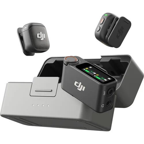Microfone Dji Mic 3 (2 Tx Microfone + 1 Rx Receptor)