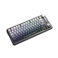 Teclado Mecânico Sem Fio Attack Shark X85PRO, RGB, Tela Integrada, Tri-Mode Wireless Bluetooth USB-C, Moonlit Night - X85PRO