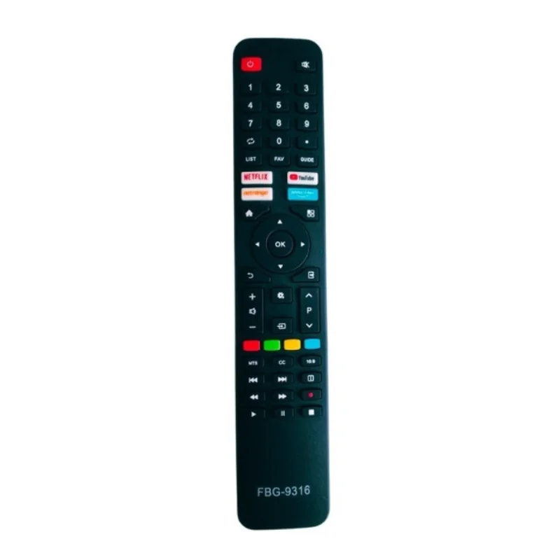Controle Remoto Compatível Com Tv Smart Vizzion - Modelo Fbg-9316